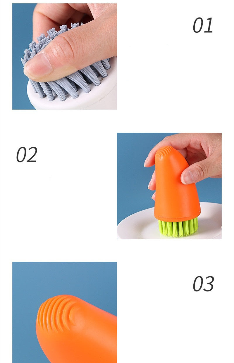 Multifunctional Carrot Brush – Easy Vegetable Cleaning Tool