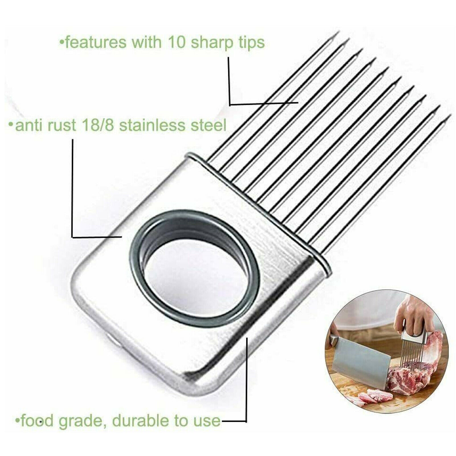 Onion Holder Slicer-Stainless steel kitchen Tool