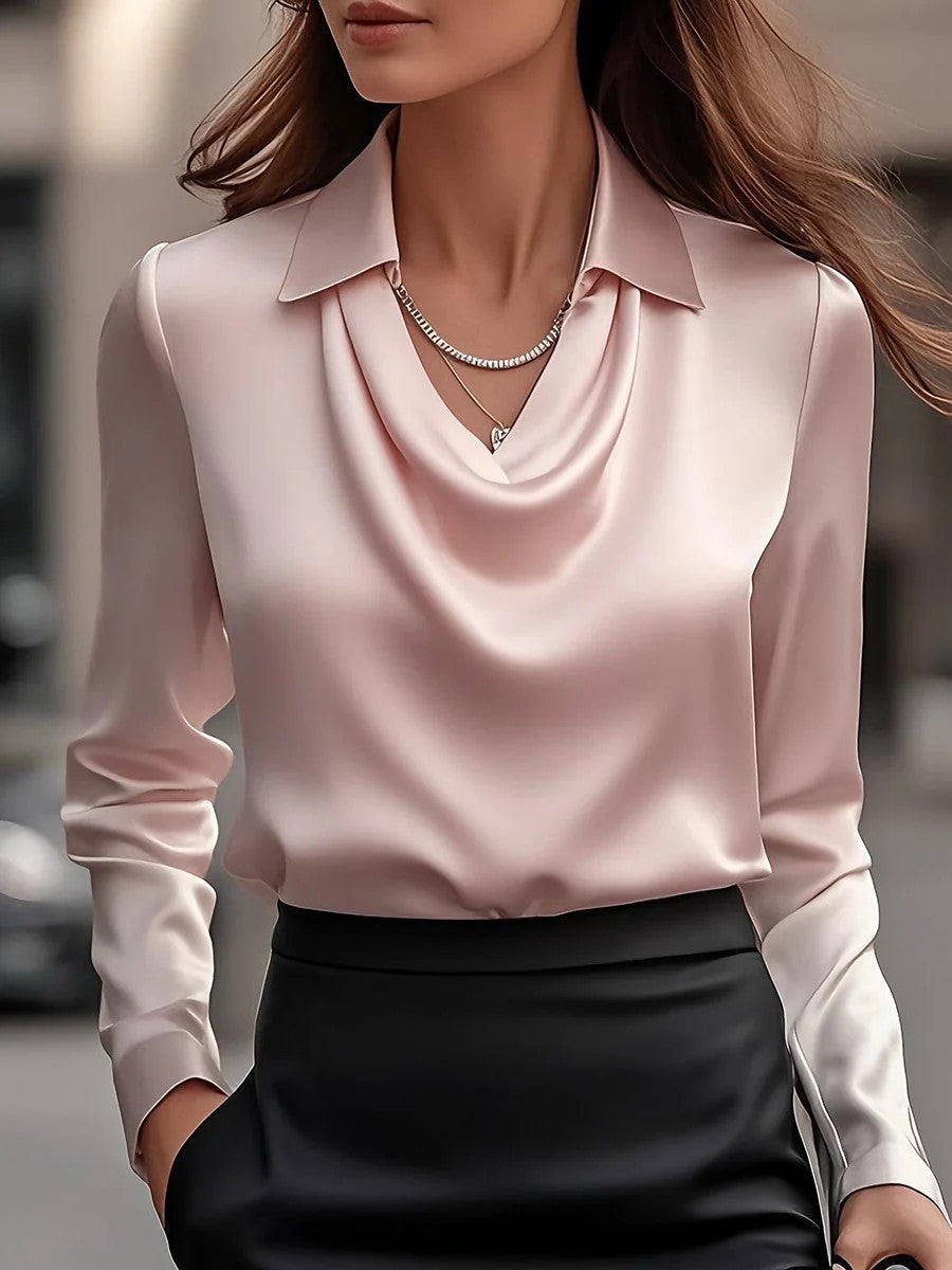 Elegant Satin Blouse – Modest Premium Top for Women ✨