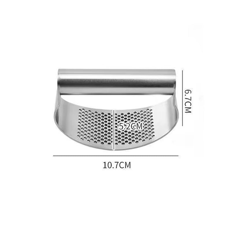 Stainless Steel Garlic Press – Easy Manual Garlic Crusher