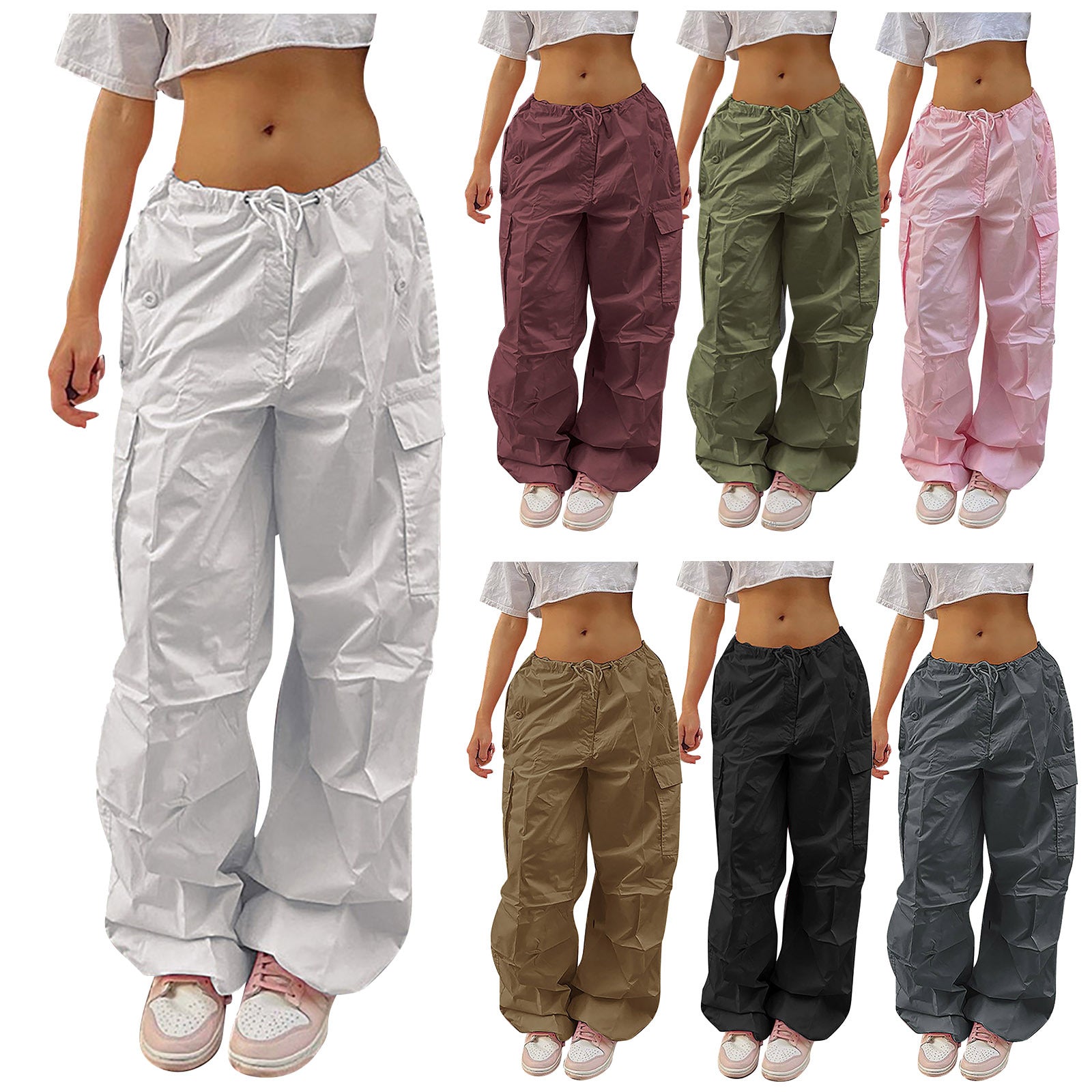 Trendy Cargo Trousers for Women – Comfortable & Stylish Everyday Wear