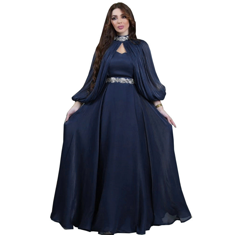 Luxury Satin Belted Abaya – Elegant Abayas