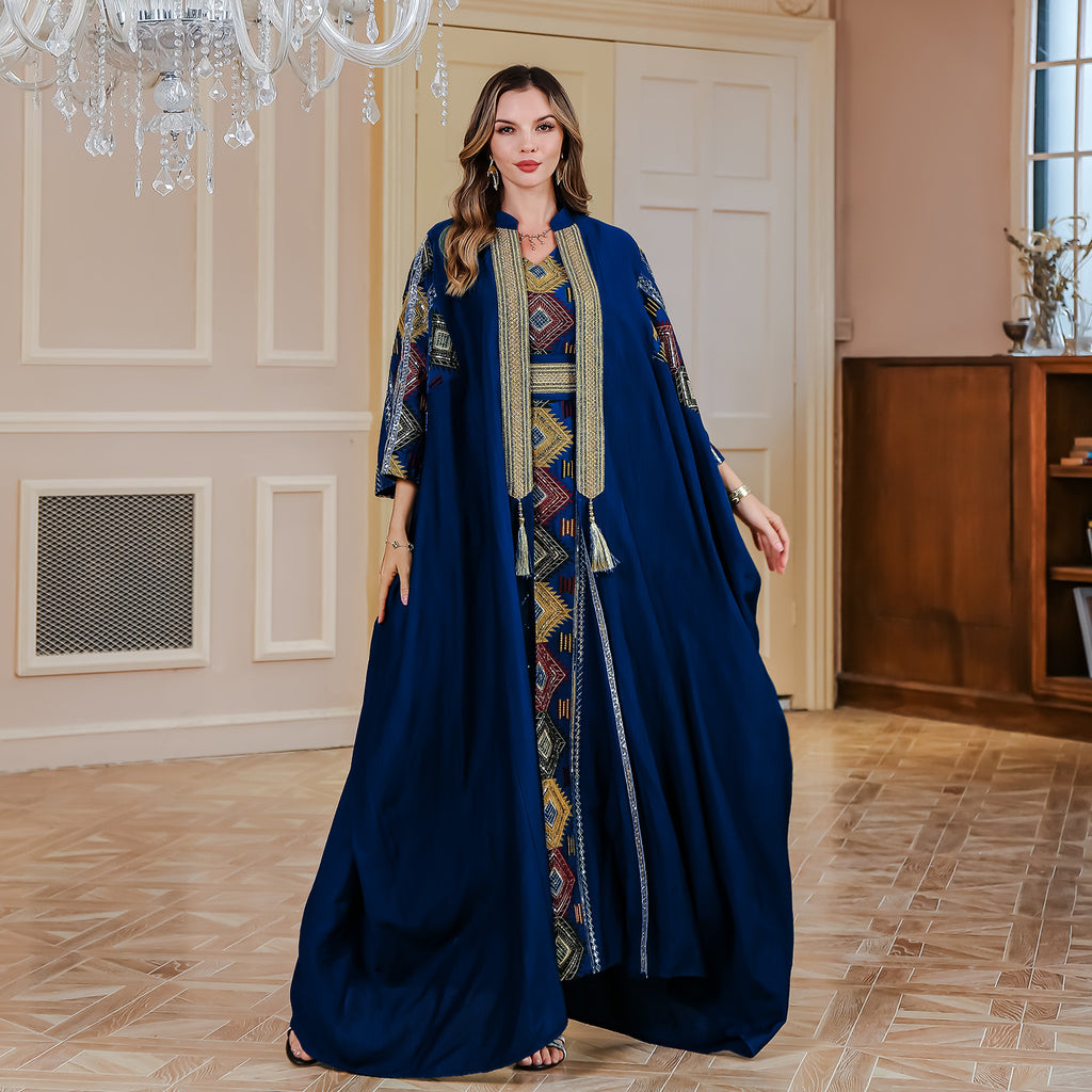Elegant Embroidered Long Dress – Premium Party Wear ✨