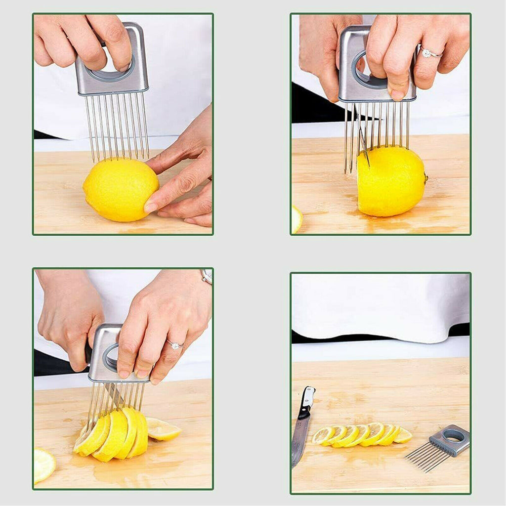 Onion Holder Slicer-Stainless steel kitchen Tool