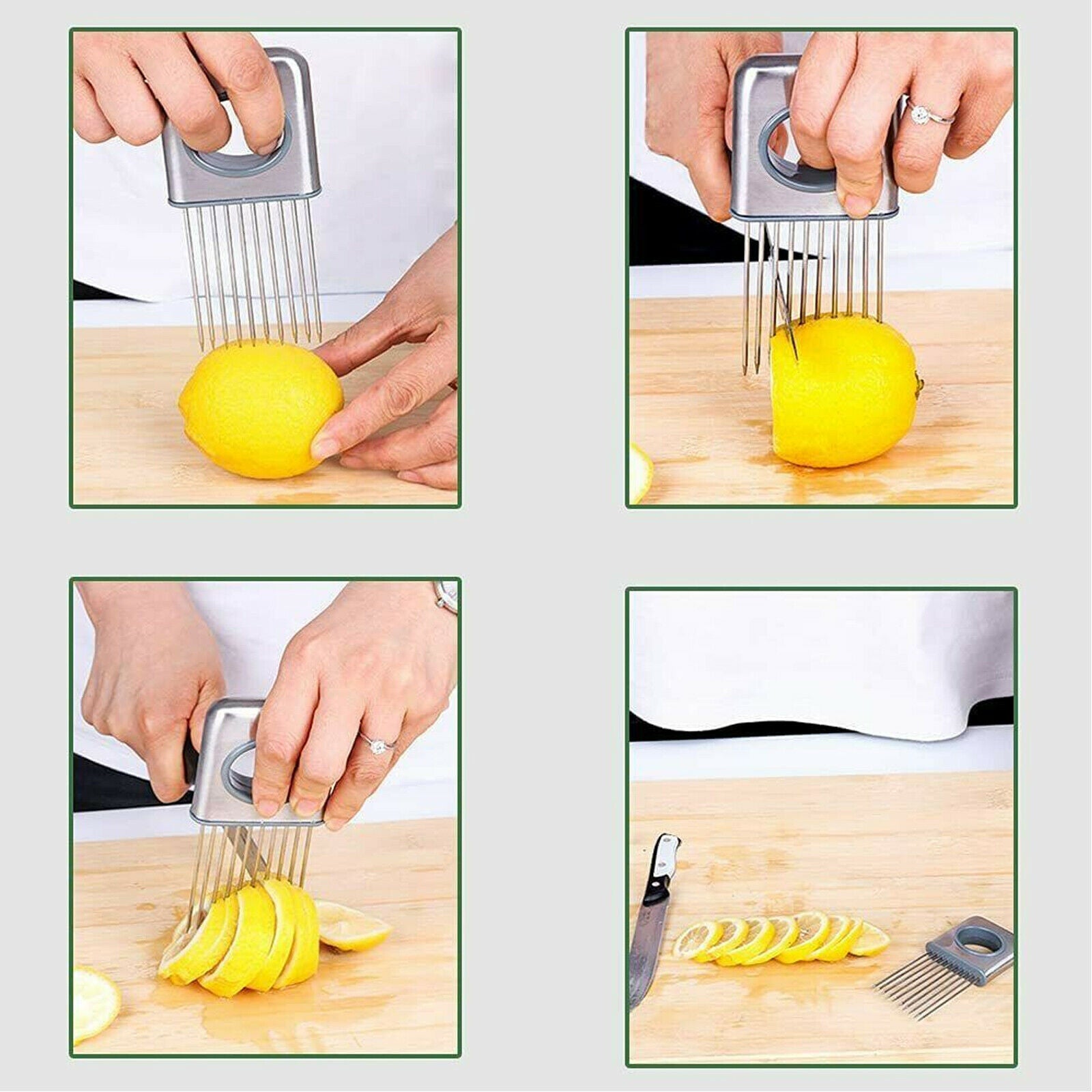 Onion Holder Slicer-Stainless steel kitchen Tool