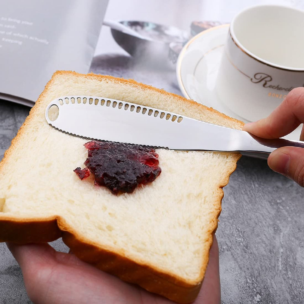 3-in-1 Stainless Steel Butter & Garlic Tool – Perfect Spread Without Mess