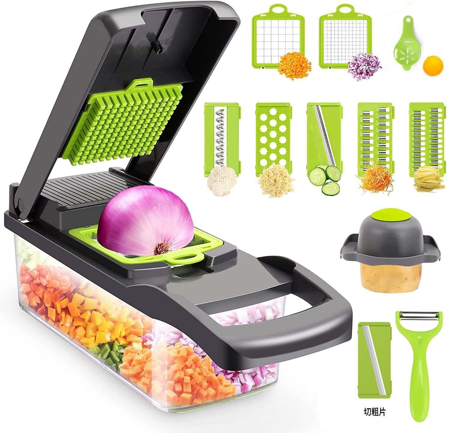Ultimate 8-in-1 Kitchen Slicer & Chopper