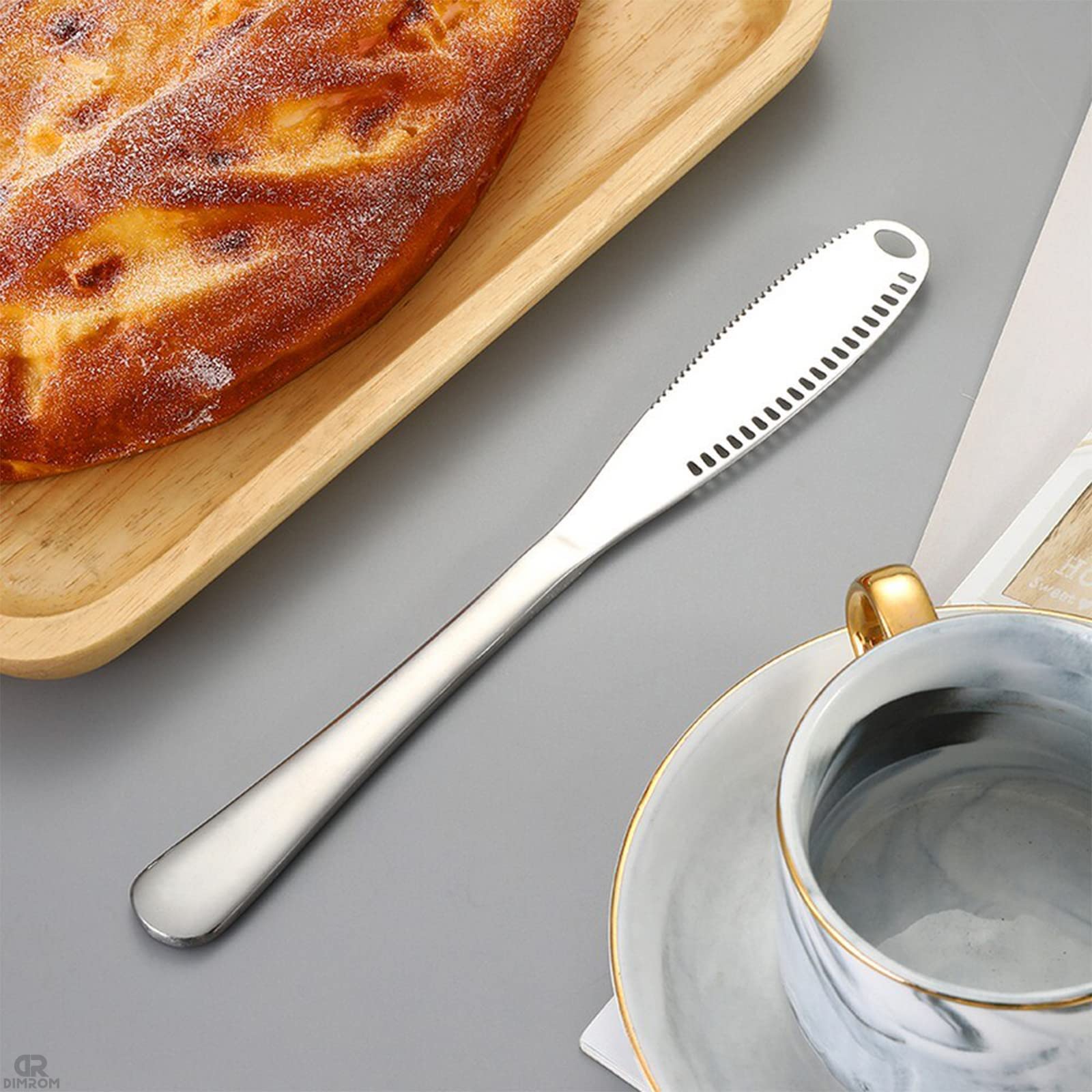 3-in-1 Stainless Steel Butter & Garlic Tool – Perfect Spread Without Mess