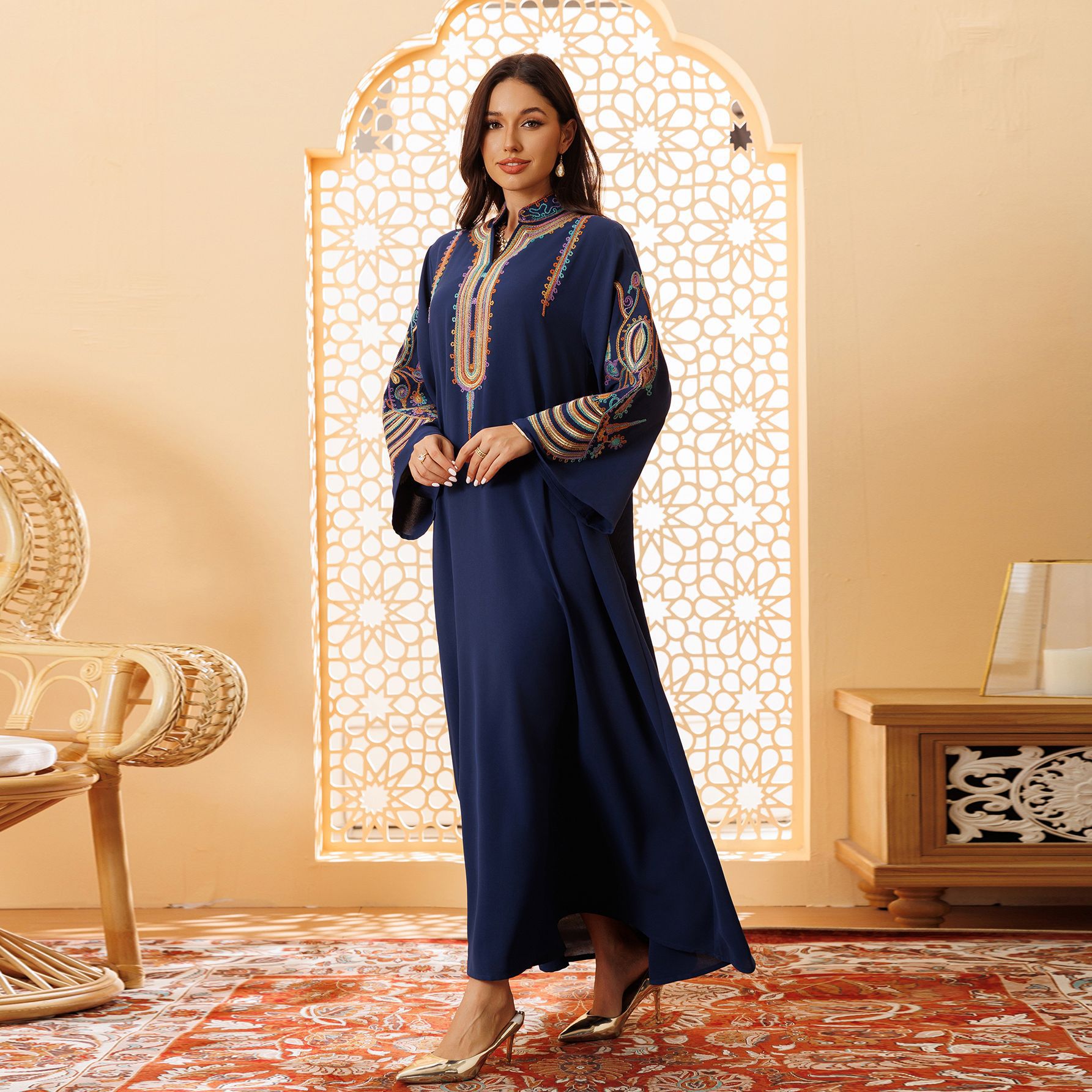 Elegant Modest Embroidered Abaya – Premium Design