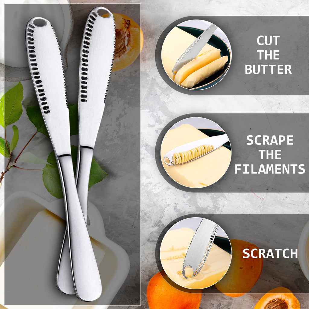 3-in-1 Stainless Steel Butter & Garlic Tool – Perfect Spread Without Mess