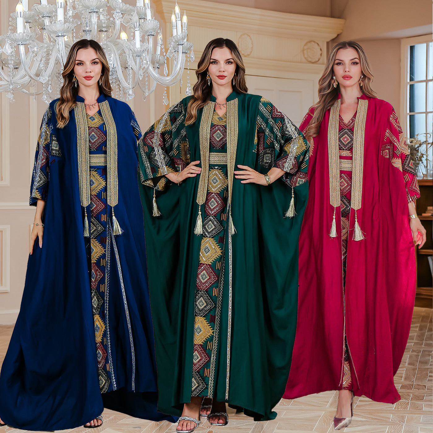 Elegant Embroidered Long Dress – Premium Party Wear ✨